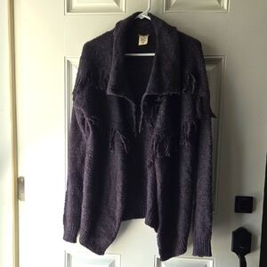 Billabong Grey Fringe Cardigan